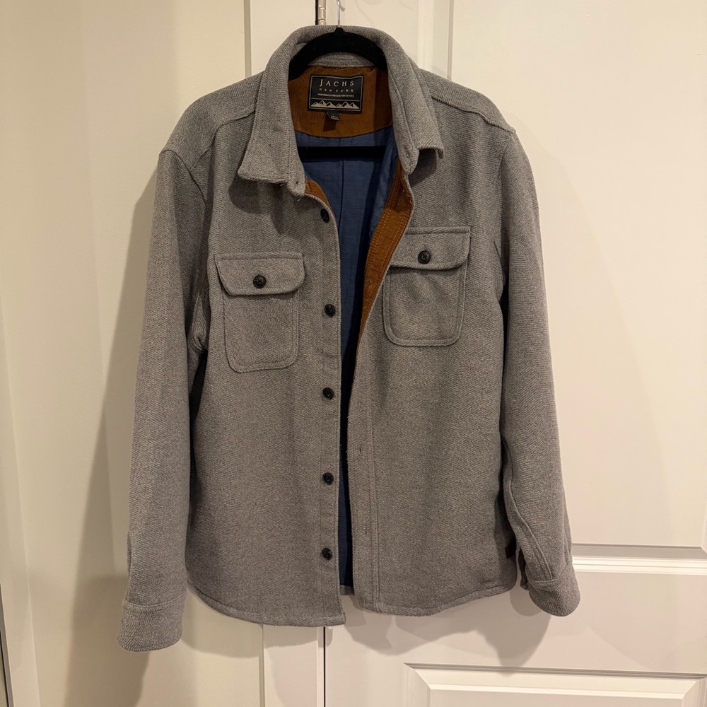 Jack by BB Dakota Men's Gray Shirt Jacket